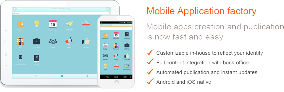 screenshot of B-Com Event Technologies